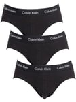 Calvin Klein3 Pack Hip Briefs - Black/Black