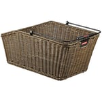 KLICKfix Unisex - Adult Rear Wheel Basket-2128051940 Rear Wheel Basket, Black, 44 x 24 x 20 cm