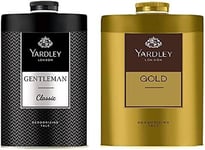 Yardley London Gold Deodorizing Talcum Powder with Gentleman Talcum Powder