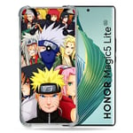 Cokitec Coque Renforcée pour Honor Magic 5 Lite Manga Naruto Team