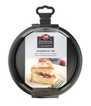 Tala Performance, Loose Base Round Sandwich Cake Tin, Professional Gauge Carbon Steel with Eclipse Non-Stick Coating, 15 cm / 6" Cake Pan; Ideal for cakes, sponges and tiered cakes