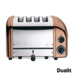 Dualit Classic 4 Slot Toaster With Sandwich Cage in Copper Spray Finish 40597