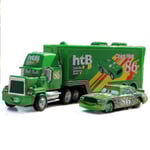 Bilar Cargo Racing Truck Chick Hick 86 Htb Racing Car Diecast Alloy Cars Modell Leksak Barn Gåva