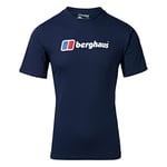 Berghaus Men's Organic Big Classic Logo T-Shirt, Dusk, XS