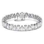 Swarovski armbånd Millenia bracelet Pear cut, White, Rhodium plated - 5598350