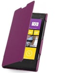 StilGut exclusive Leathercase UltraSlim for Nokia Lumia 1020 in Book Type Style, purple