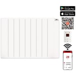 Wifi Smart App Electric Panel Heater with 24/7 Timer IP24 Rated 2kW