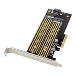 PCI-E X4 to M.2 B & M Key NVMe SSD Adapter PCIe M.2 NVMe SSD Expansion Card mkey bkey sata ssd 22110 2280 2260 2242 2230 Size