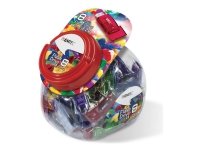 EMTEC C410 Color Mix Candy jar - USB flash-enhet - 8 GB - USB 2.0 - blå, gul, lila, röd, grön (paket om 80)