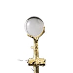 Guld Kristallboll Dekoration, Elegant Metalldesign, Samtida Stil,visas på bilden, Guld - D