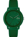 Lacoste Analogue Quartz Watch for Men with Green Silicone Bracelet - 2011170