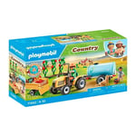 Playmobil Country - Traktor med anhænger & vandtank - Fra 4 år