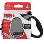 Kong Upprullningsbart koppel Terrain Grey XS (3m/12kg) - (KongTRNXSGY)