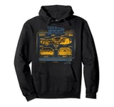 Back To The Future 35th Anniversary DeLorean Schematics Pullover Hoodie