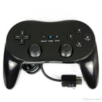 Manette contrôleur Classic Pro pour Nintendo Wii, Wii U - 1,20 m – Noir - Straße Game ®