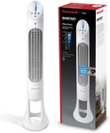 Honeywell QuietSet Whole Room Oscillating Tower Fan 5 Speed Settings, 80°, Timer