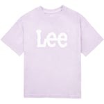 Lee Overdye Oversize t-skjorte til barn, Pastel Lilac