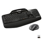 Logitech MK710 Wireless Keyboard and Mouse Combo, QWERTZ German Layout - Black C