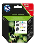 Genuine HP 932XL 933XL Inks OfficeJet 6100 6600 6700 7510 7610 Set of 4