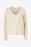 Mango - Tröja Sweater Trencita - Beige