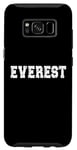 Coque pour Galaxy S8 Souvenir de l'Everest / Everest Mountain Climber / Police moderne