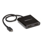 StarTech.com USBC HDMI MULTI MONITOR ADAPTER 2 PT USB C HDMI SPLITTER MST HUB ::