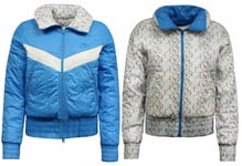 Nike Sportswear Reversible Womens Full Zip Funnel Coat Jacket 287382 445 A93b