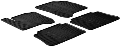Gummimattor lampliga for Citroen C3 Picasso 2009 TDesign 4delad monteringsklammor