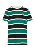 Lyle & Scott Stripe T-Shirt Grön