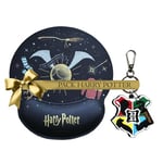 WONDEE Pack Harry Potter Cadeaux, Porte-clés et clé USB Original 32 Go + Tapis de Souris Ergonomique Harry Potter - Cadeaux Originaux Anniversaire et Noël pour Femme et Homme