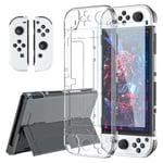 Nintendo Switch OLED Kompatibelt Skal Hard Case i Plast transparent