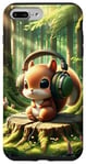 iPhone 7 Plus/8 Plus Kawaii Squirrel Headphones: The Squirrel's Rhythm Case
