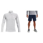 Under Armour Men Tech 2. 1/2 Zip, Versatile Warm Up Top for Men, Light and Breathable Zip Up Top for Working Out & Running Shorts Made of Breathable Material, Workout Shorts with Ultra-Light Design