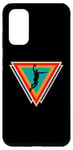 Coque pour Galaxy S20 Vintage Basketball Dunk Retro Sunset Colorful Dunking Bball