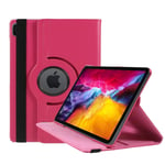 Case For iPad Air 10.9-inch 2020 PU Leather 360 Degree Rotating Compatible With iPad Air 10.9-inch 2020 4th Generation (Pink)