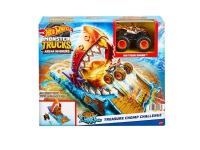 Hot Wheels Monster Trucks Arena Smashers: Entry Challenge - Tiger Shark Treasure Chomp Challenge, toy vehicle