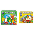 Orchard Toys Dino-Snore-Us Game & Match and Spell, Educational Spelling Game For Ages 4+, Helps Teach Phonics and Word Building, Develops Literacy Skills, Educational Game