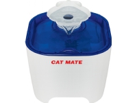 Petmate Cat Mate 3 Ltr dricksfontän, vit/blå