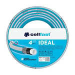 Cellfast IDEAL Tuyau D'arrosage, Durable, Flexible, 4 Couches, Durable Tresse Croix, Résistant aux UV et aux algues, Technologie REACH, 27 Bar, -20/+60°С Temp. 1/2", 30m
