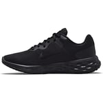 Nike Femme Revolution 6 Road Running Shoe, Black Black Dark Smoke Grey, 38 EU