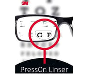 3M Press-on läsfält till glasögon - Styrke +1.00