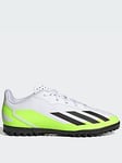 adidas Junior X Speed Form.4 Astro Turf Football Boot - White, White, Size 10, Men