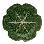 Bordallo Pinheiro - Cabbage tallerken kålblad 26,5 cm grønn