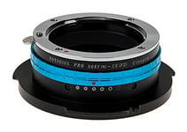 Fotodiox Pro Lens Mount Adapter, Sony Alpha Lens to Sony FZ Mount Camera Adapter - fits Sony PMW-F3, F5, F55 Digital Cinema Camcorders and has Built-In Lens Aperture Control for Sony A-Mount Lenses