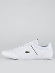 Lacoste Chaymon 0121 Trainer - White, White, Size 9, Men