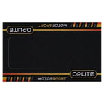 OPLITE Ultimate GT Floor Mat Tapis Dérapant Sol XXL Jaune Noir Simulation Gaming pour Cockpit 152 x 90 cm