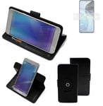 For Motorola Moto G72 protective case black cover bag wallet flipstyle Case Cove