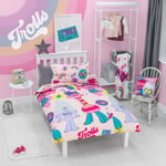 Trolls 2 World Tour Concert Single Duvet Cover Reversible Bedding Set