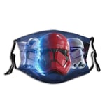 ewretery Star Wars Battlefront Adult Black Border Mask, Portable Face Protection,Bandana,Elastic Edge,Balaclava