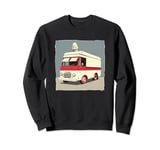 Funny Ice Cream Truck for Childhood memory in Summer Sweatshirt